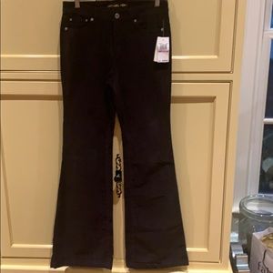 Michael KORS Black velvet flare pant